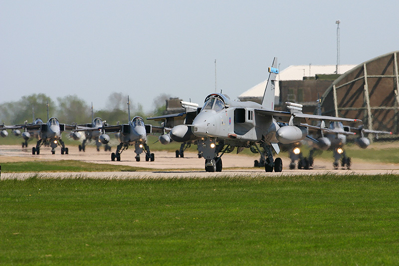 Jaguar GR.3As, 6 Sqn, RAF