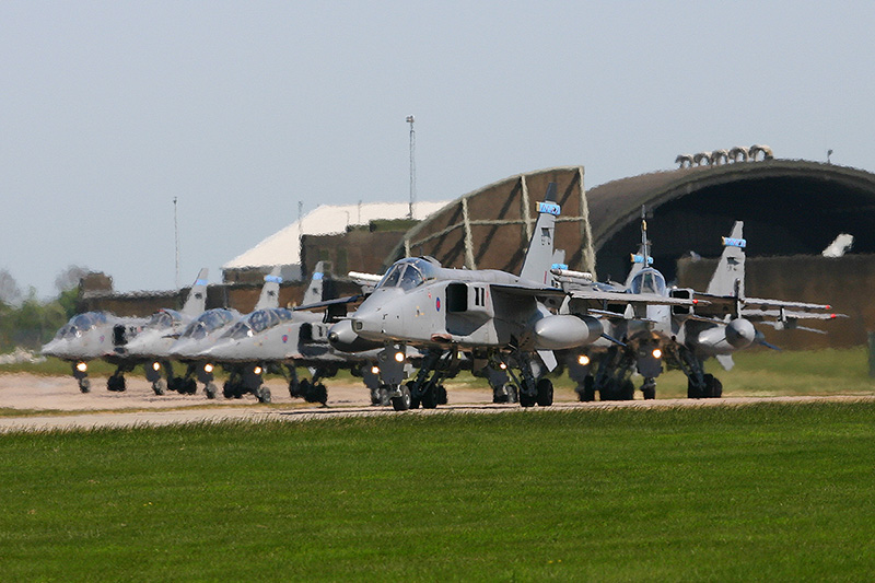 Jaguar GR.3As & T.4s, 6 Sqn, RAF