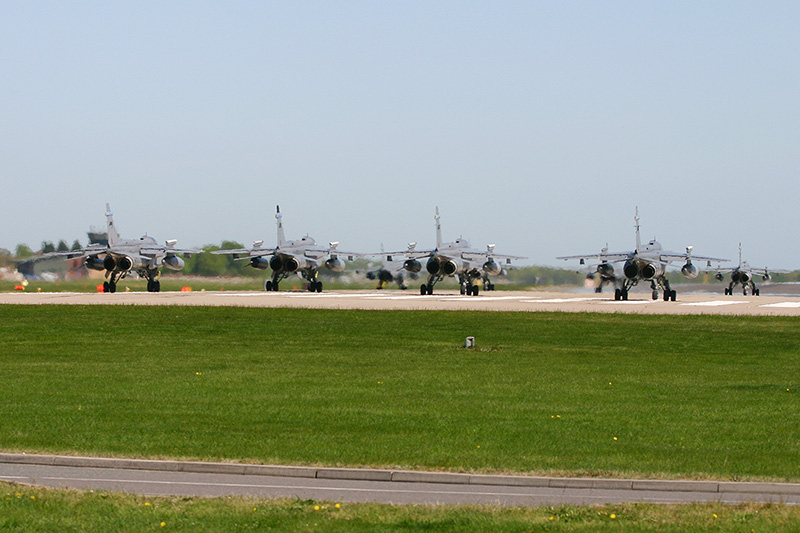 Jaguar GR.3As, 6 Sqn, RAF