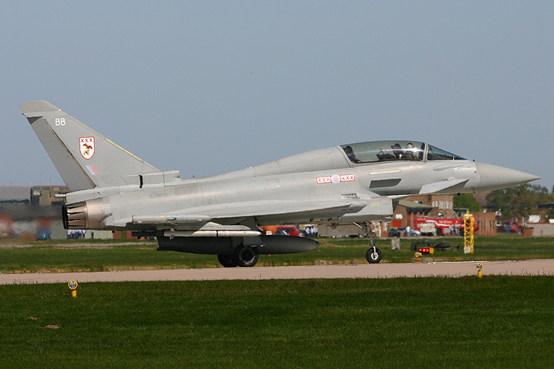 Typhoon T.1s, 29(R) Sqn, RAF