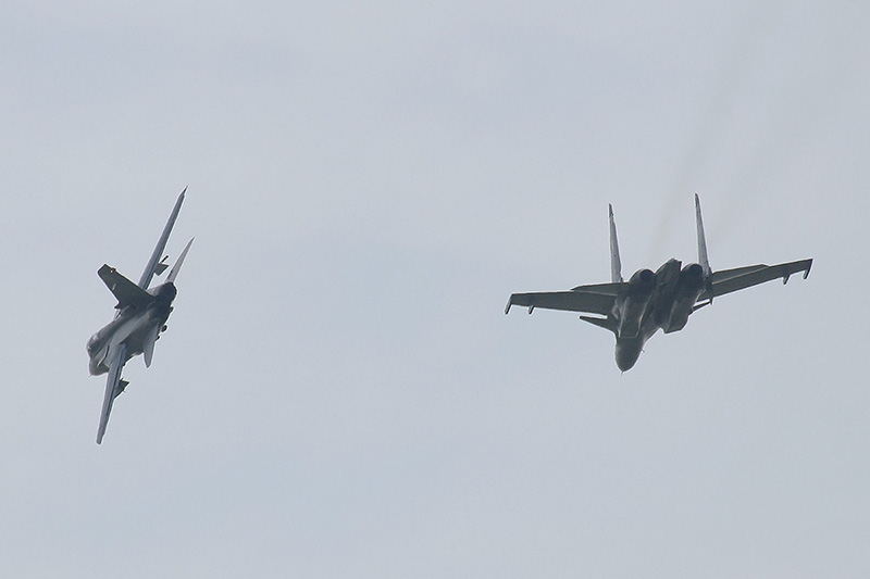 Tornado F.3, 25(F) Sqn, RAF<BR>Su-30MKI Flanker, 30 Sqn, Indian AF
