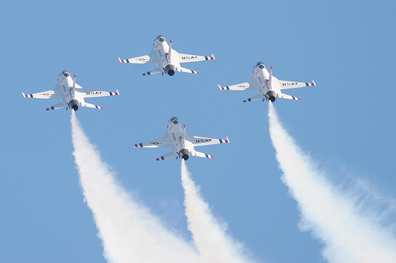 F-16C Fighting Falcons, The Thunderbirds, USAF