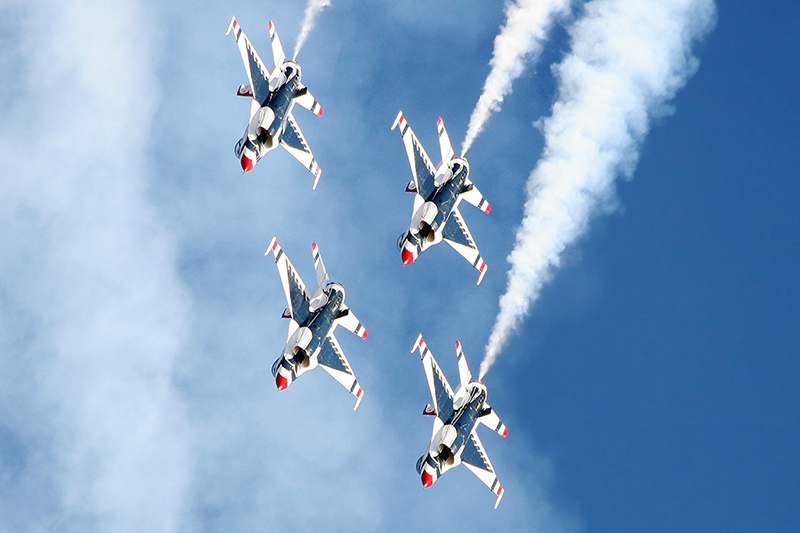 F-16C Fighting Falcons, The Thunderbirds, USAF