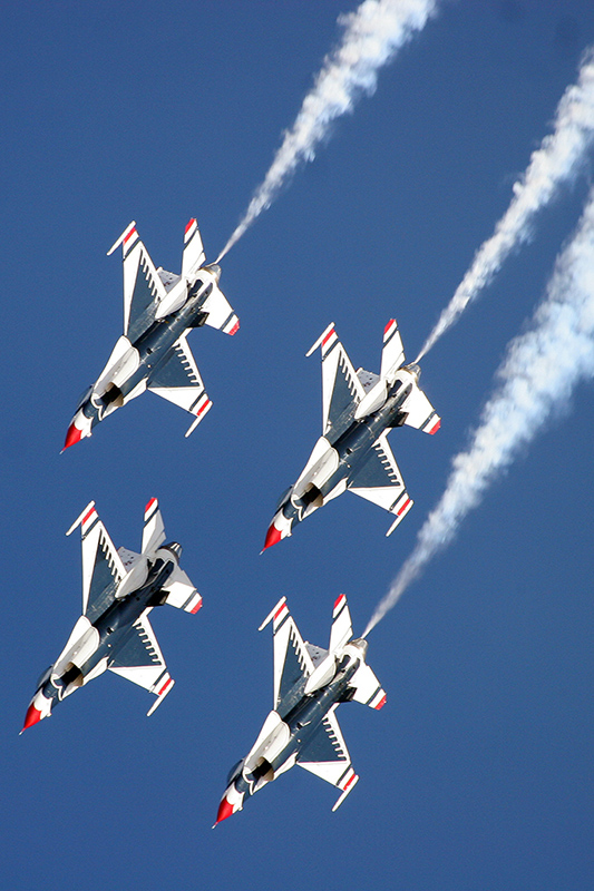 F-16C Fighting Falcons, The Thunderbirds, USAF