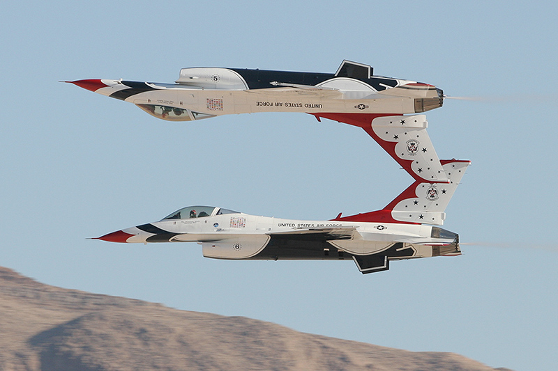 F-16C Fighting Falcons, The Thunderbirds, USAF