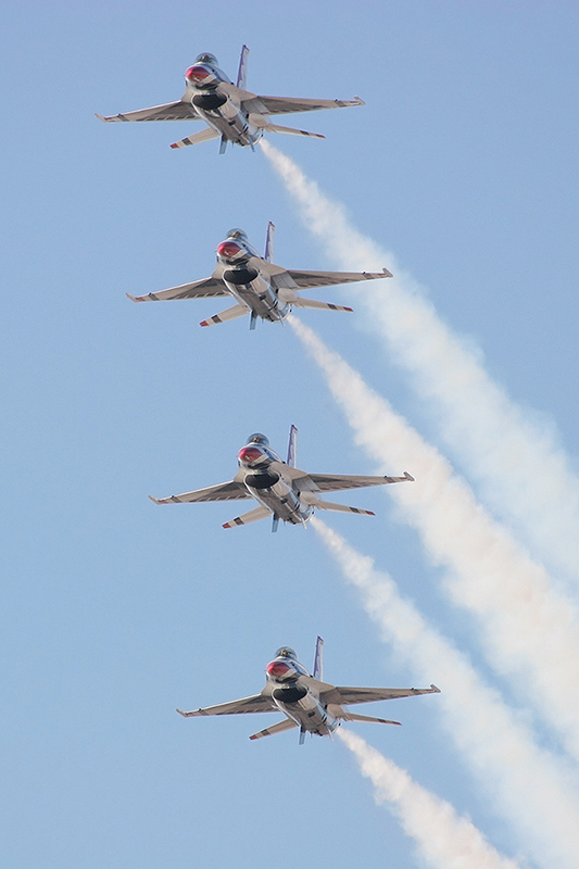 F-16C Fighting Falcons, The Thunderbirds, USAF