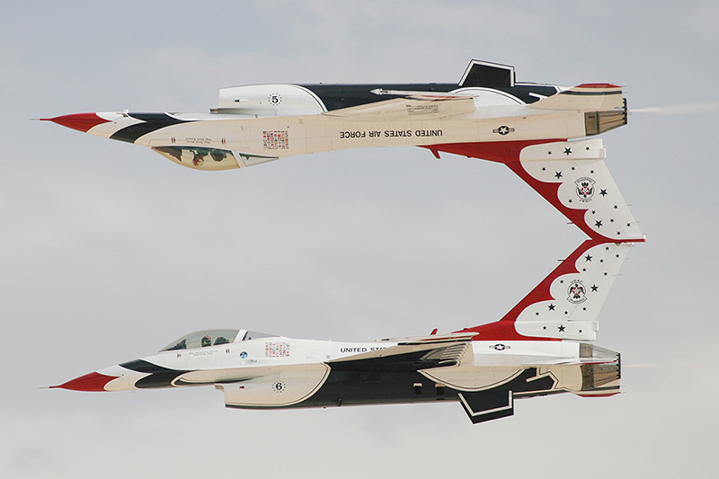 F-16C Fighting Falcons, The Thunderbirds, USAF