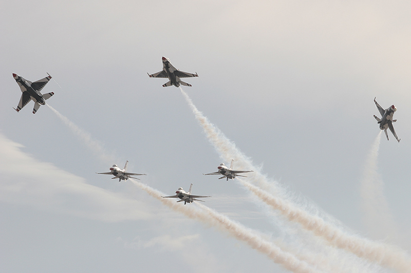 F-16C Fighting Falcons, The Thunderbirds, USAF