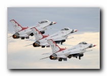 F-16C Fighting Falcons, The Thunderbirds, USAF