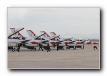 F-16C Fighting Falcons, The Thunderbirds, USAF