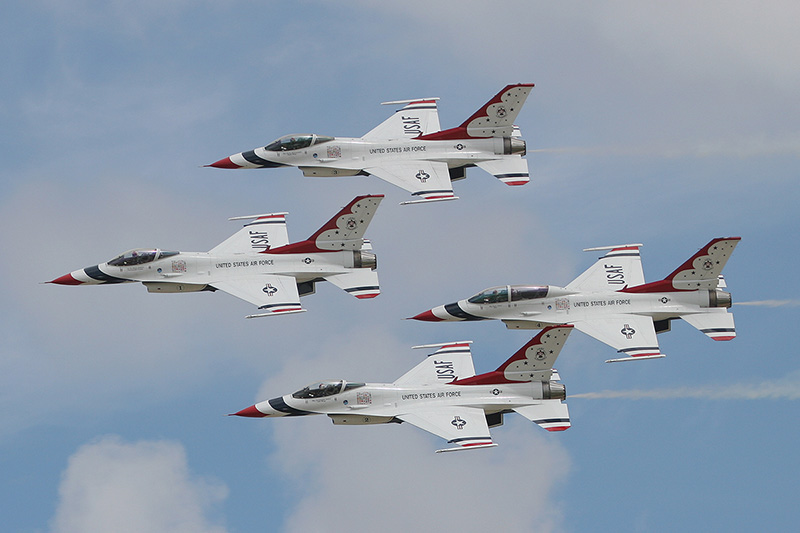 F-16C & D Fighting Falcons, The Thunderbirds, USAF
