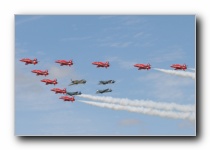 Hawk T.1s, The Red Arrows, RAF<br>Spitfires, BBMF & Rolls-Royce