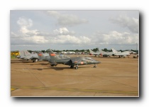 Alpha Jet Es, EAC00.314, French AF<br>F/A-18C Hornets, FlSt18, Swiss AF<br>Typhoon T.1, 29(R) Sqn, RAF<br>C.16 Typhoons, 113 Esc, Spanish AF