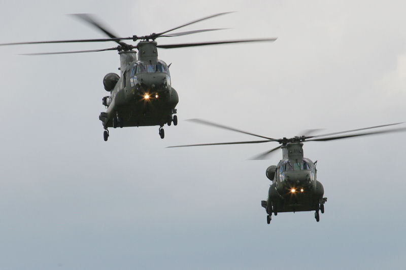 Chinook HC.2s, 18(B) Sqn, RAF