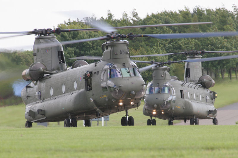 Chinook HC.2s, 18(B) Sqn, RAF
