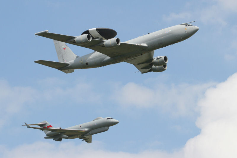 E-3D Sentry AEW.1, 8/23 Sqn, RAF<BR>Sentinel R.1, 5(AC) Sqn, RAF