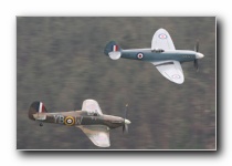 Spitfire PR.XIX + Hurricane IIc, BBMF, RAF