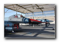 F-16C Fighting Falcon, 64th AGRS, USAF<br />F-15C Eagle, 65th AGRS, USAF