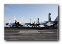 F/A-18F Super Hornets, VFA-213 <i>Black Lions</i>, USN<br>F/A-18E Super Hornet, VFA-31 <i>Tomcatters</i>, USN