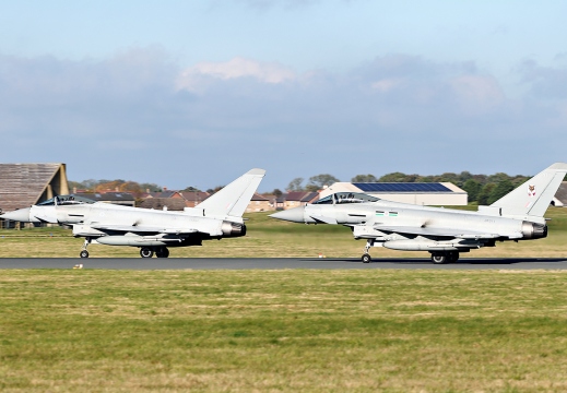 Typhoon FGR4s - ZK353/353 + ZK311/311 - 12 Sqn - Royal Air Force