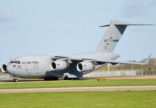 C-17A Globemaster III - 02-1112 - 183AS / 172AW - United States Air Force