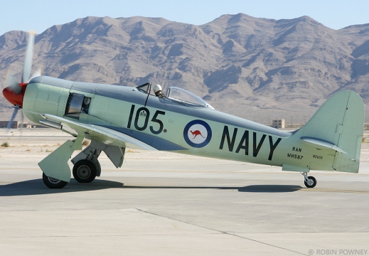 Sea Fury FB11 - WH587/105 (N260X) - Getchell Aircraft