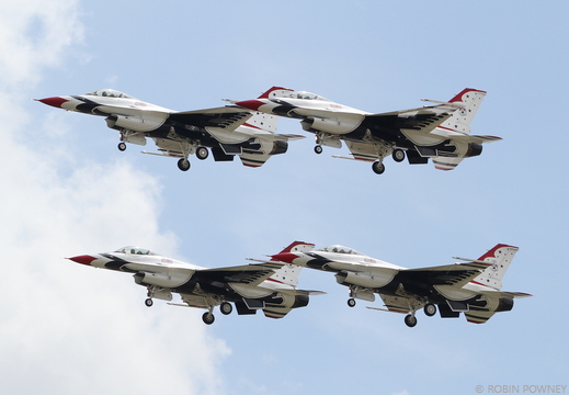 F-16C Fighting Falcon - 92-3898/1, 92-3896/2, 92-3908/3 & 92-3880/4 - Thunderbirds
