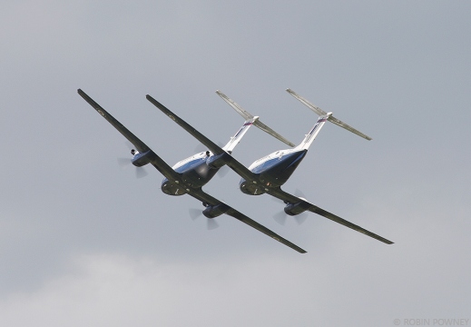 King Air T1s - ZK450/J & ZK453/M - 45 Sqn - Royal Air Force